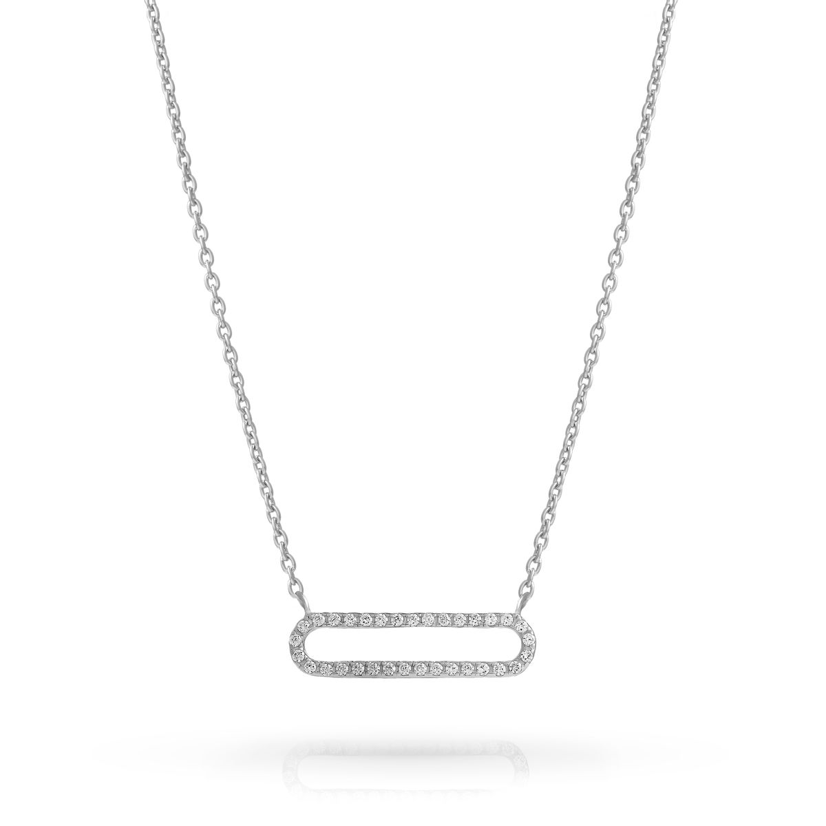 Orphelia 'Charm' Halskette für Damen aus 925er Sterlingsilber – Silber ZK-7563