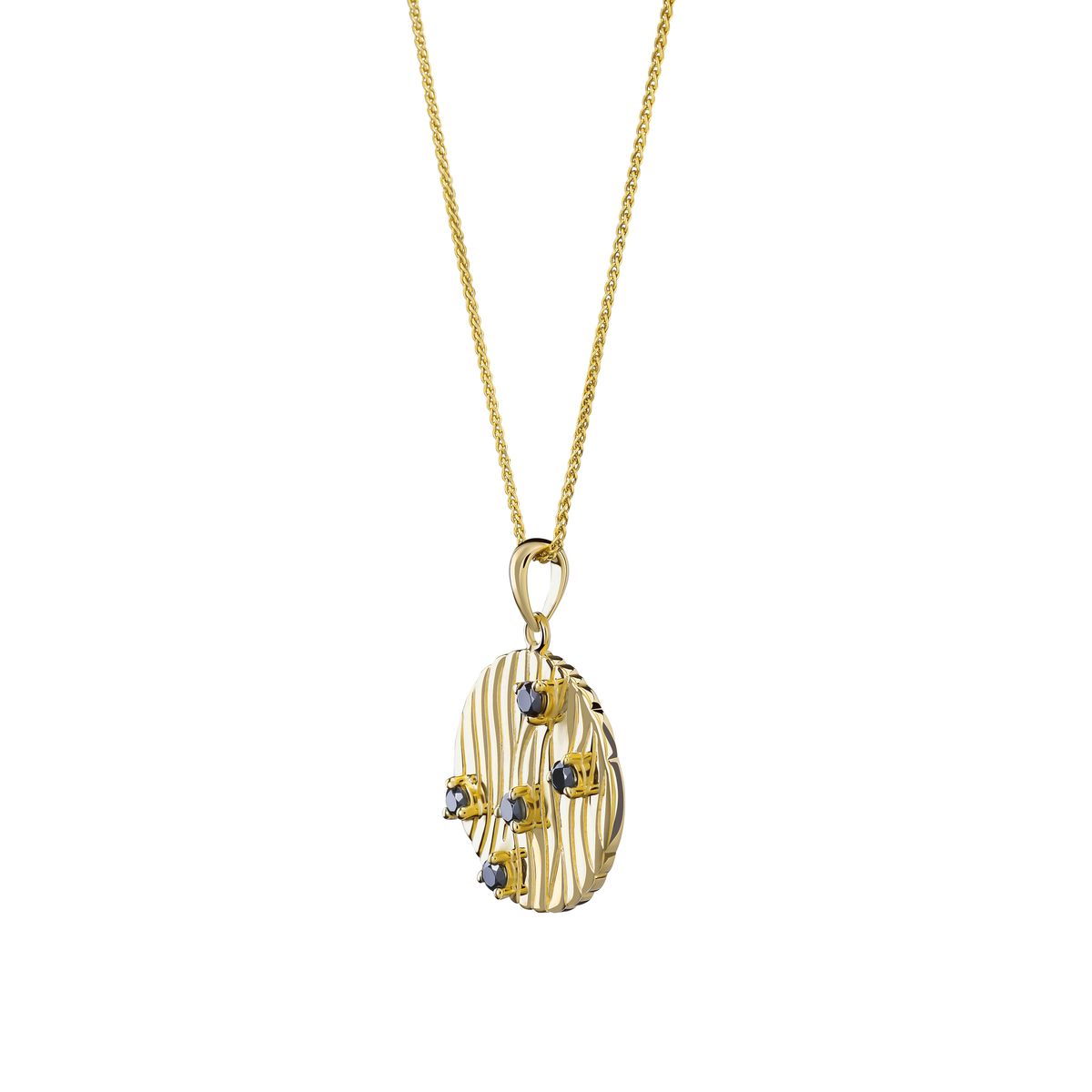 Orphelia 'Babette' Damenkette mit Anhänger aus 925er Sterlingsilber – Gold ZH-7504/G