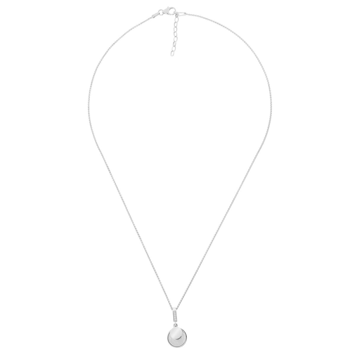 Orphelia 'Isi' Damenkette mit Anhänger aus 925er Sterlingsilber – Silber ZH-7285