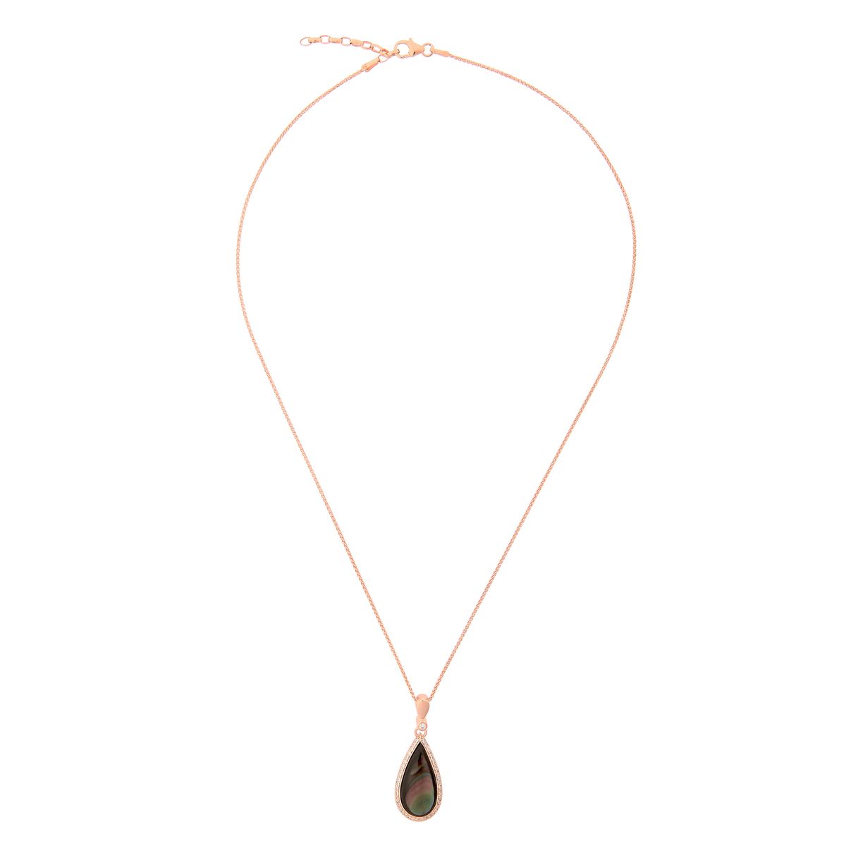 Elegante Halskette mit Tropfenanhänger