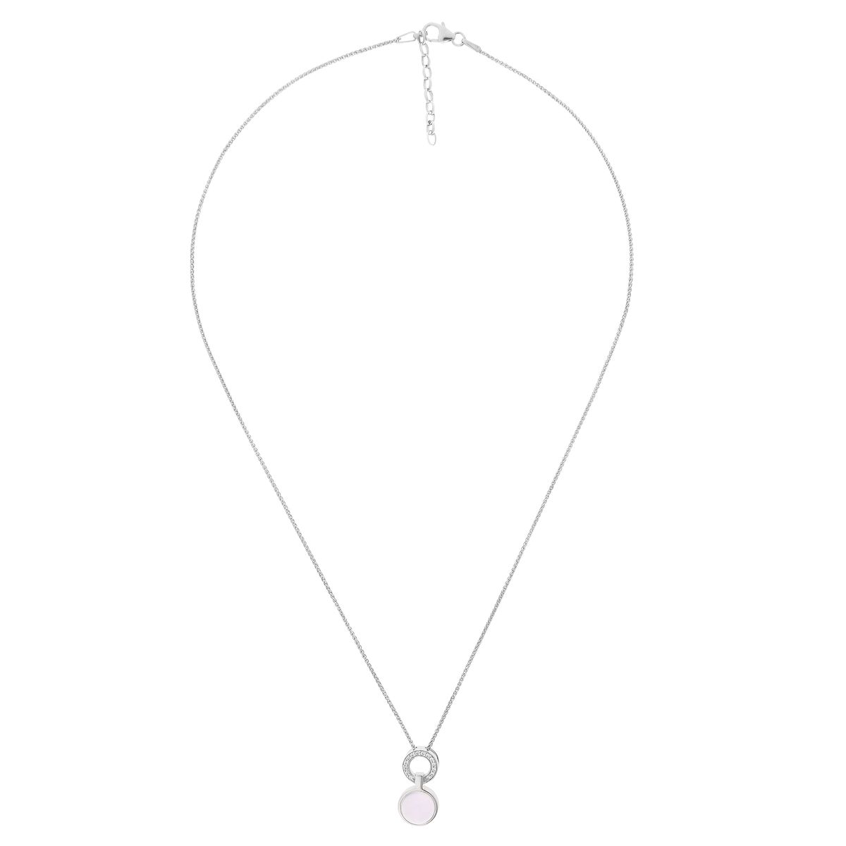 Orphelia 'Marga' Damenkette mit Anhänger aus 925er Sterlingsilber – Silber ZH-7288