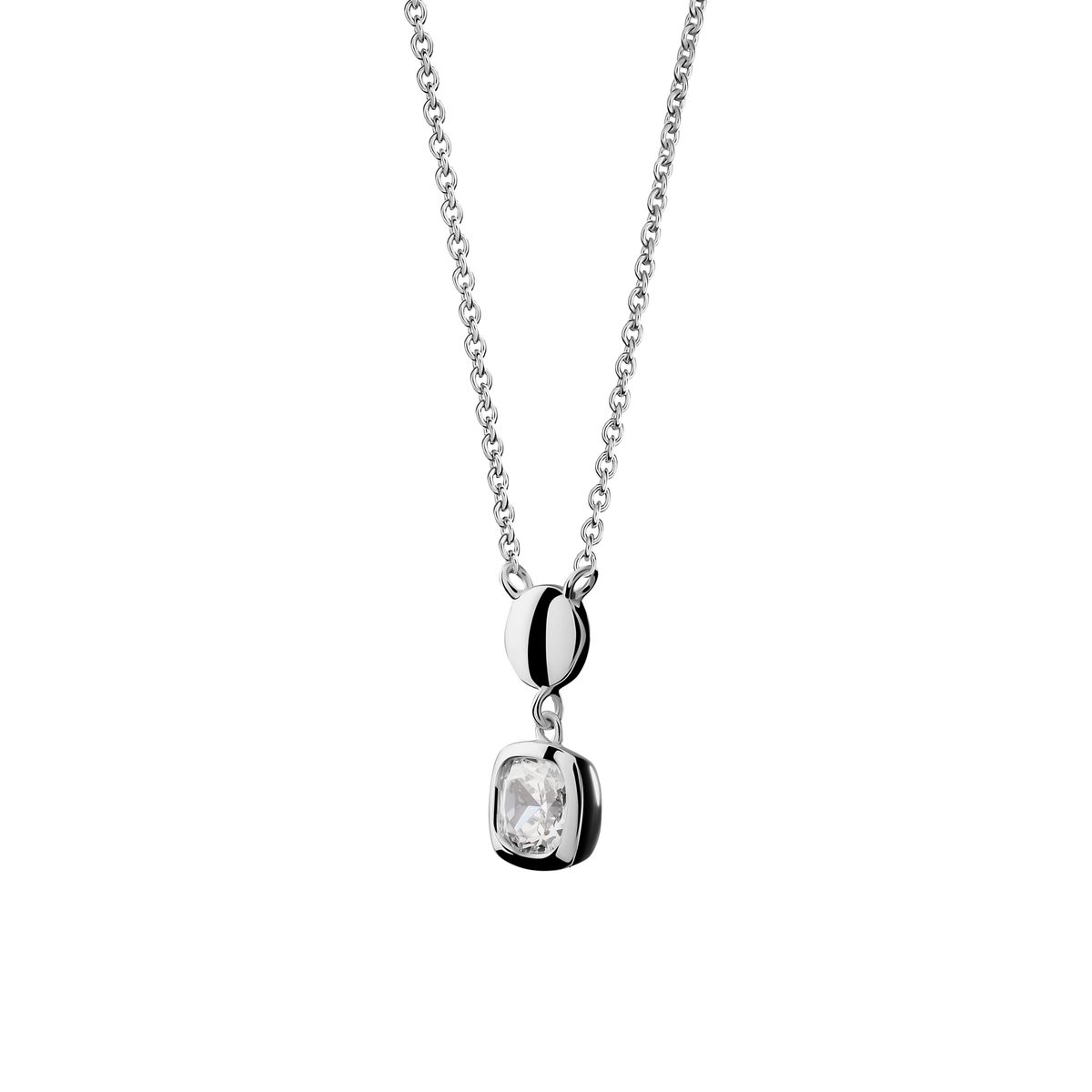 Elegante Halskette mit Zirkonia-Anhänger