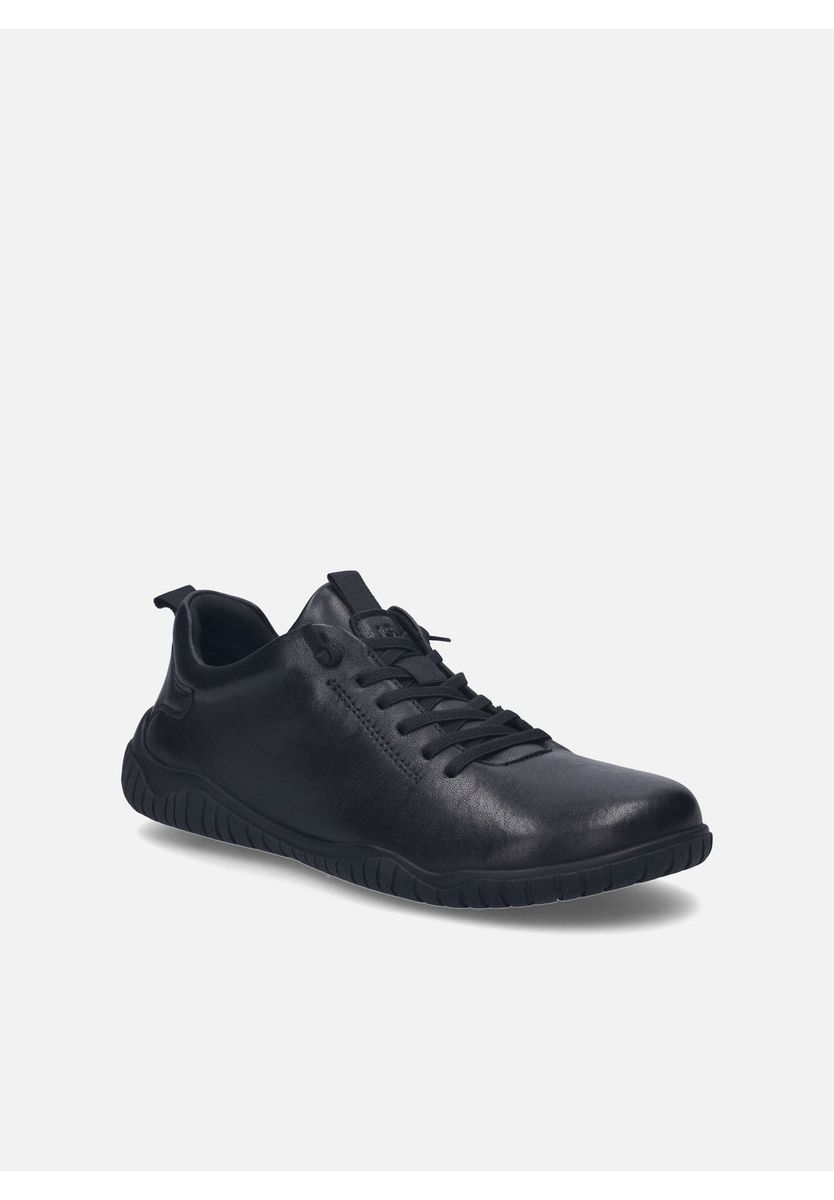 Lässiger Schnür-Sneaker aus Leder