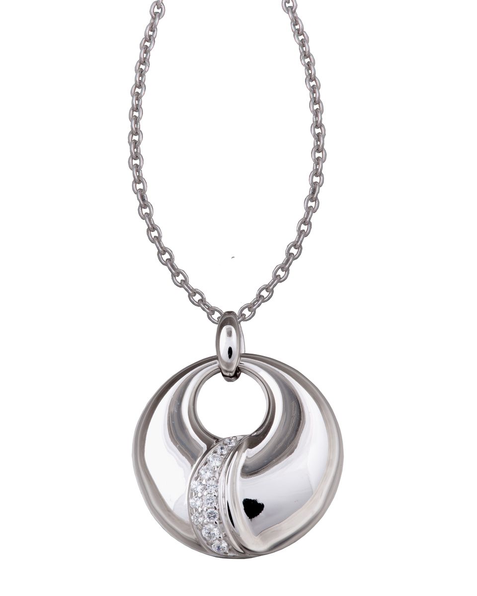 Orphelia Damen-Anhänger Sterling-Silber 925 mit Kette – Silber ZH-4484