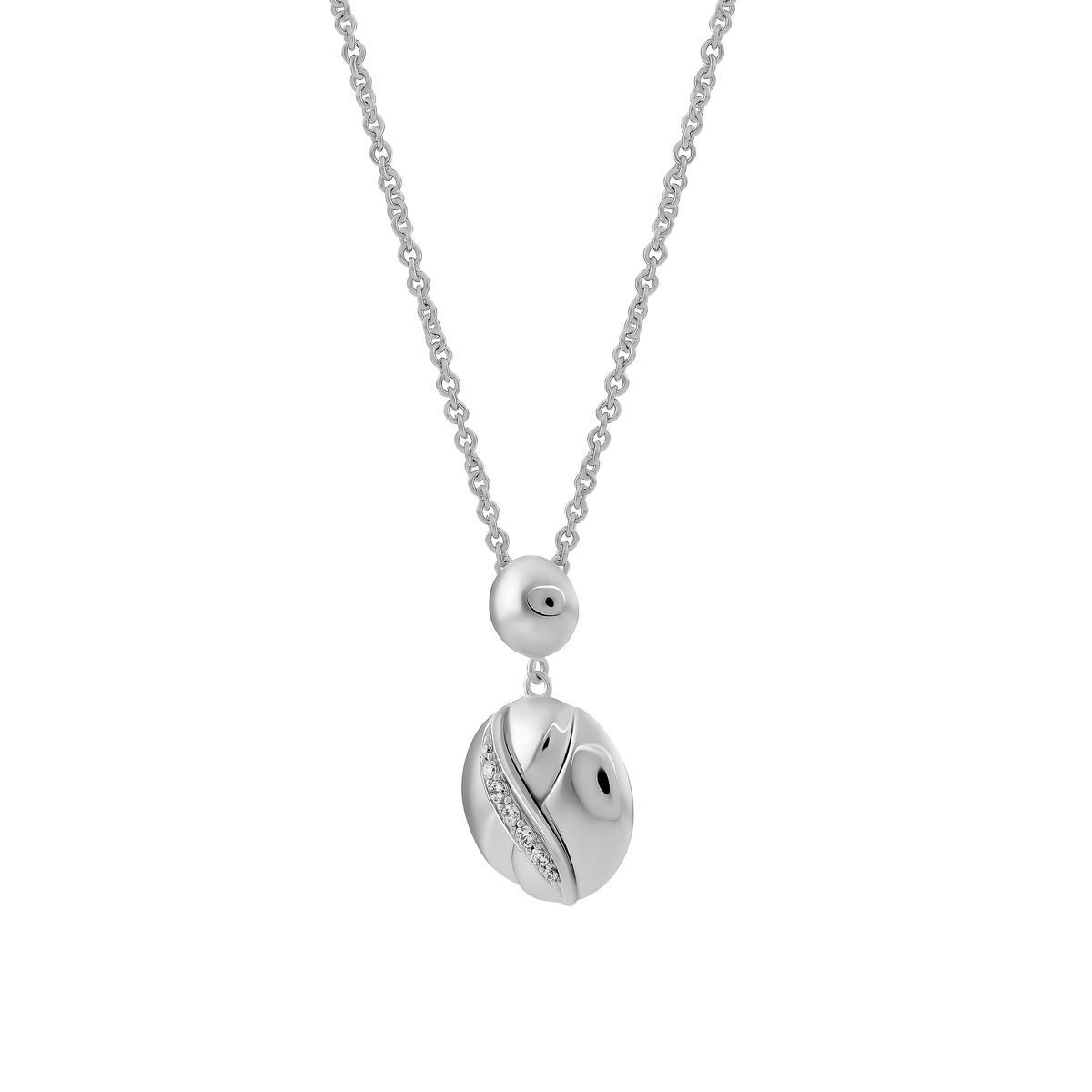 Eleganter Silberanhänger mit Kette