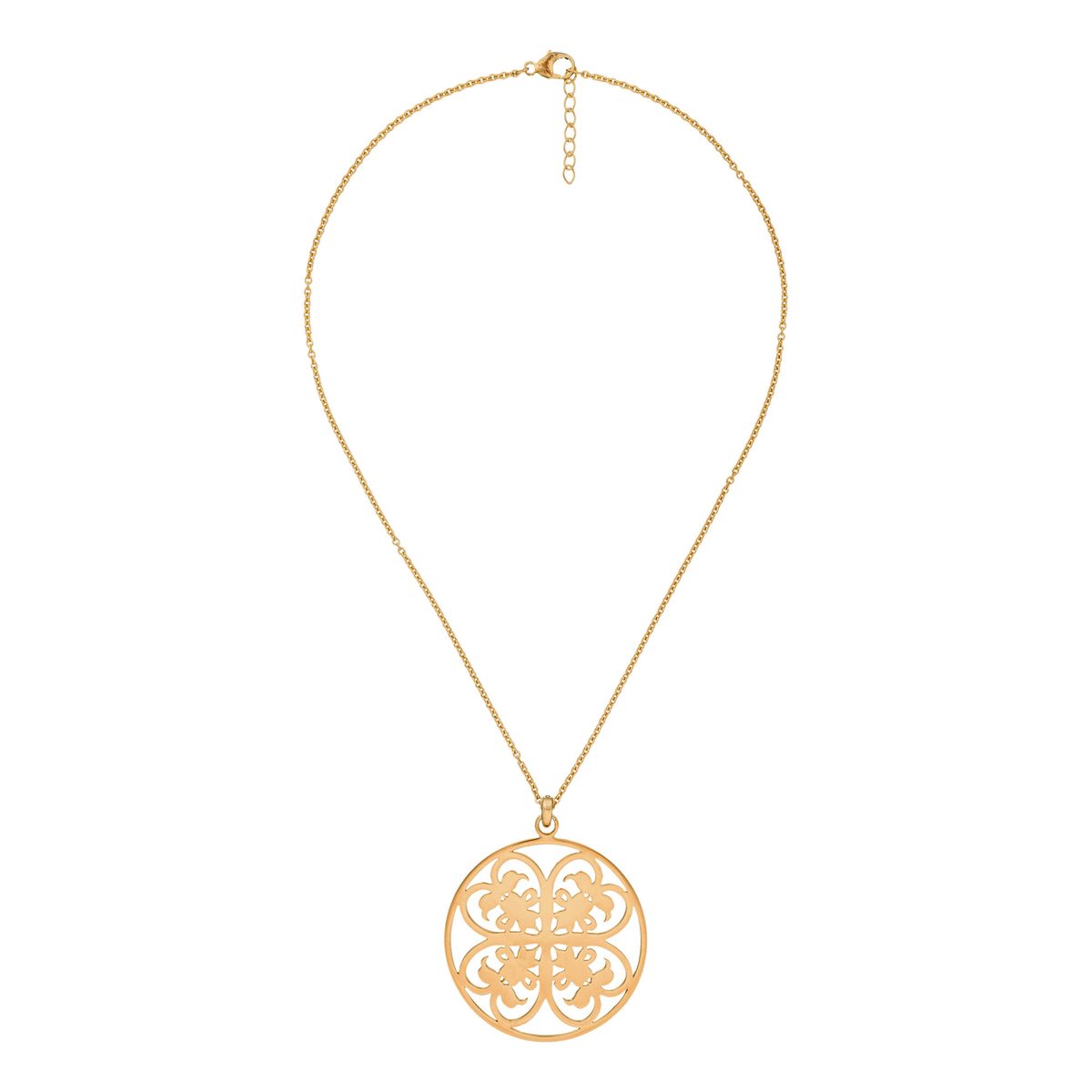 Orphelia Damen-Kette aus 925er Sterlingsilber mit Anhänger – Gold ZH-6035/2