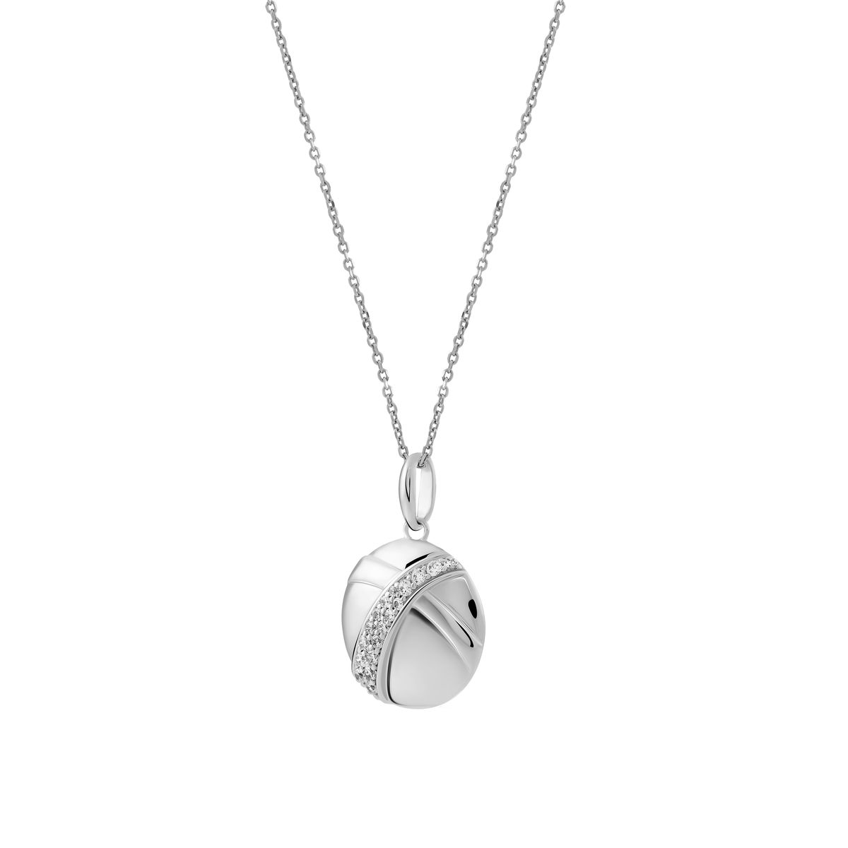 Orphelia Damen-Kette aus 925er Sterlingsilber mit Anhänger – Silber ZH-4490