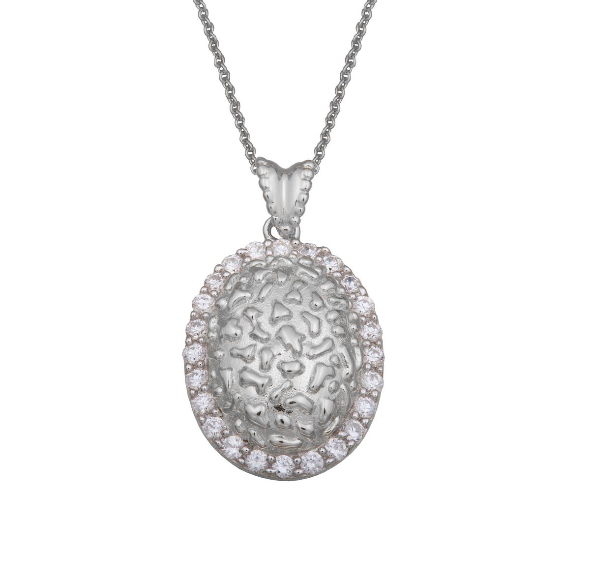 Orphelia Damen-Kette aus 925er Sterlingsilber mit Anhänger – Silber ZH-4520