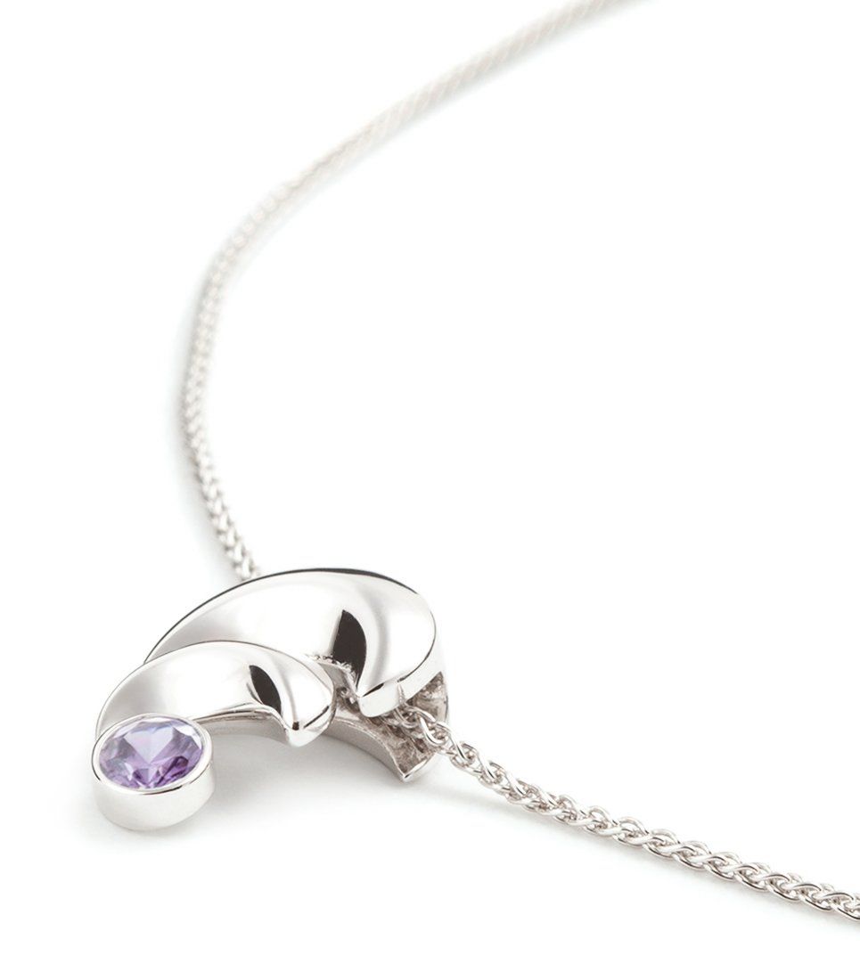 Orphelia Damen-Kette aus 925er Sterlingsilber mit Anhänger – Silber ZH-4690