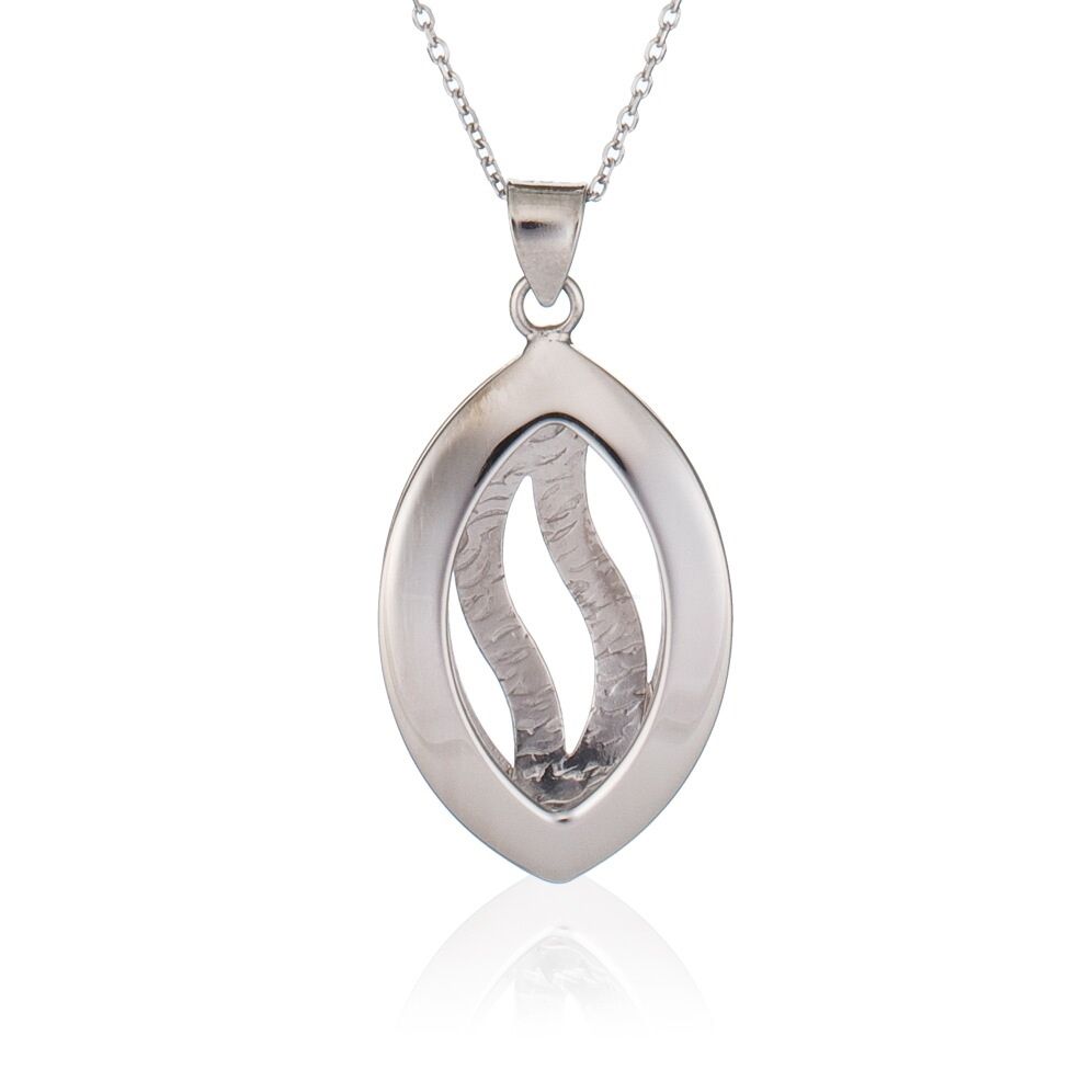 Orphelia Damen-Kette aus 925er Sterlingsilber mit Anhänger – Silber ZH-4706