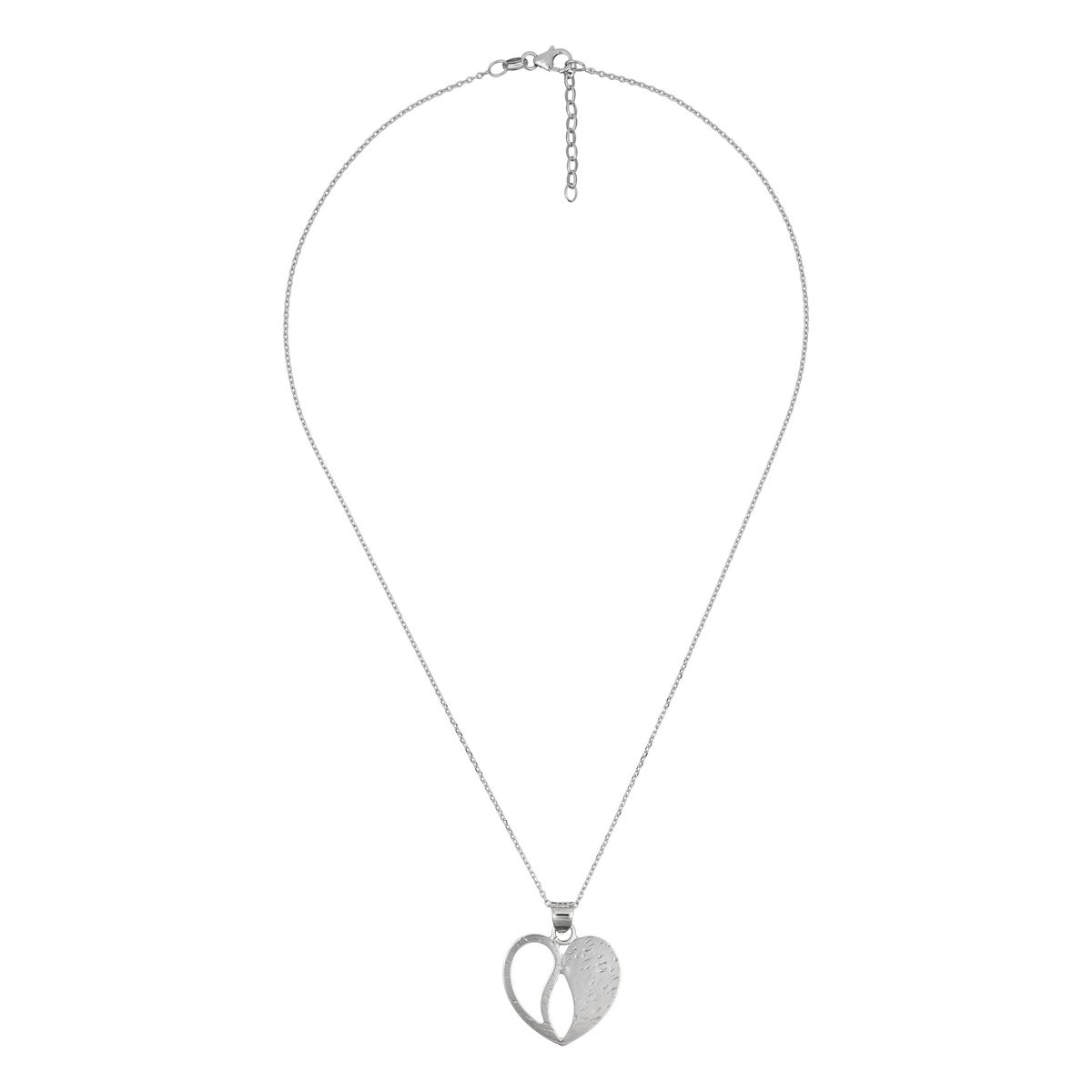 Orphelia Damen-Kette aus 925er Sterlingsilber mit Anhänger – Silber ZH-4701