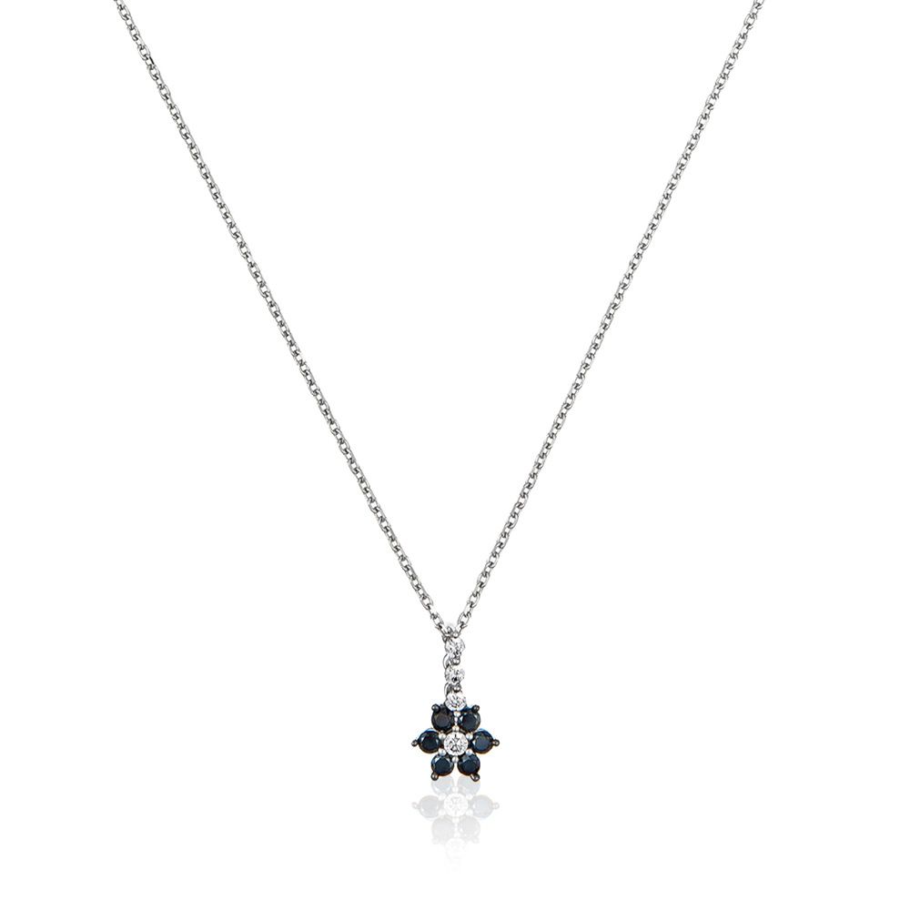 Orphelia Damen-Kette aus 925er Sterlingsilber mit Anhänger – Silber ZH-4749