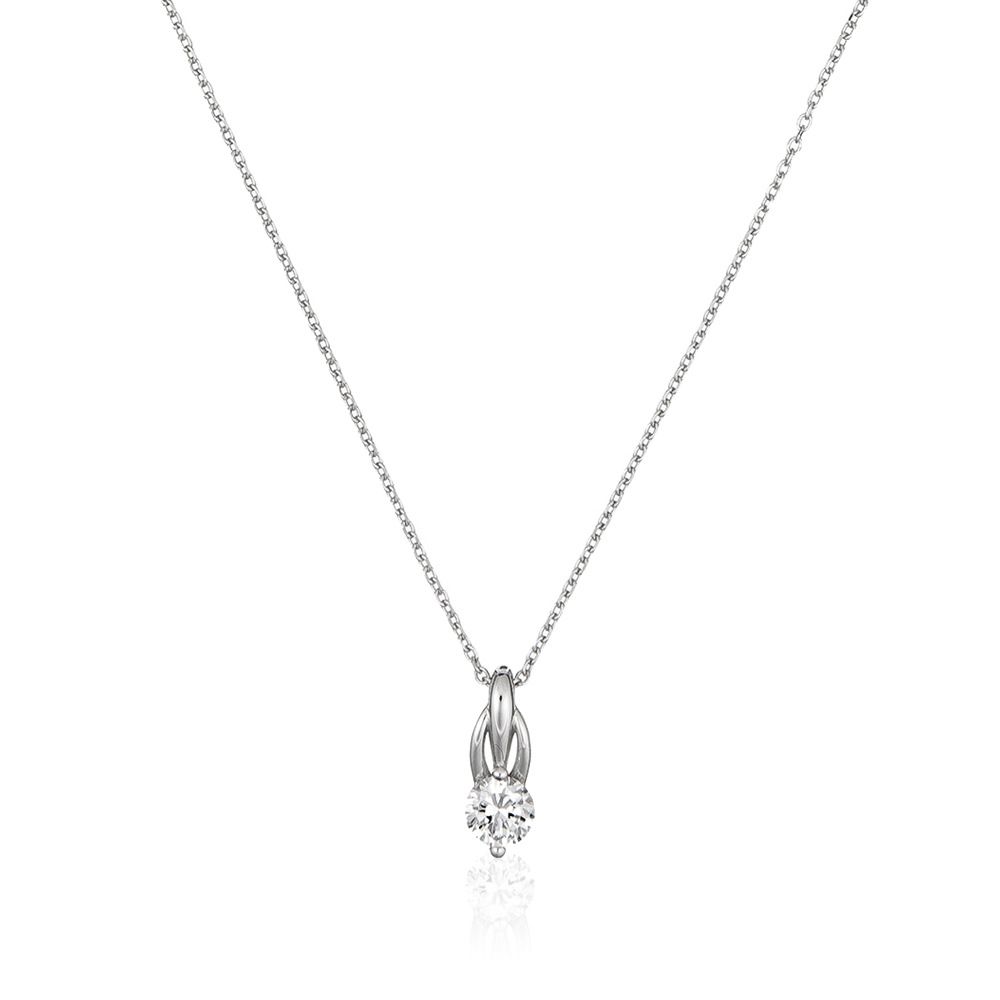 Orphelia Damen-Kette aus 925er Sterlingsilber mit Anhänger – Silber ZH-4763