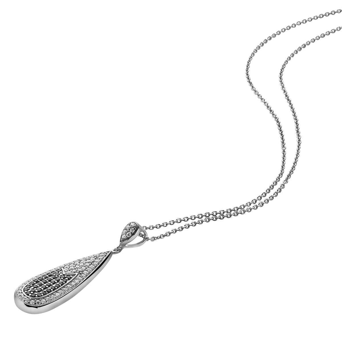 Orphelia Damen-Kette aus 925er Sterlingsilber mit Anhänger – Silber ZH-4798