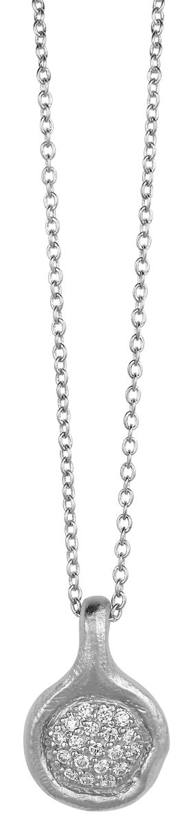 Orphelia Damen-Kette aus 925er Sterlingsilber mit Anhänger – Silber ZH-4849