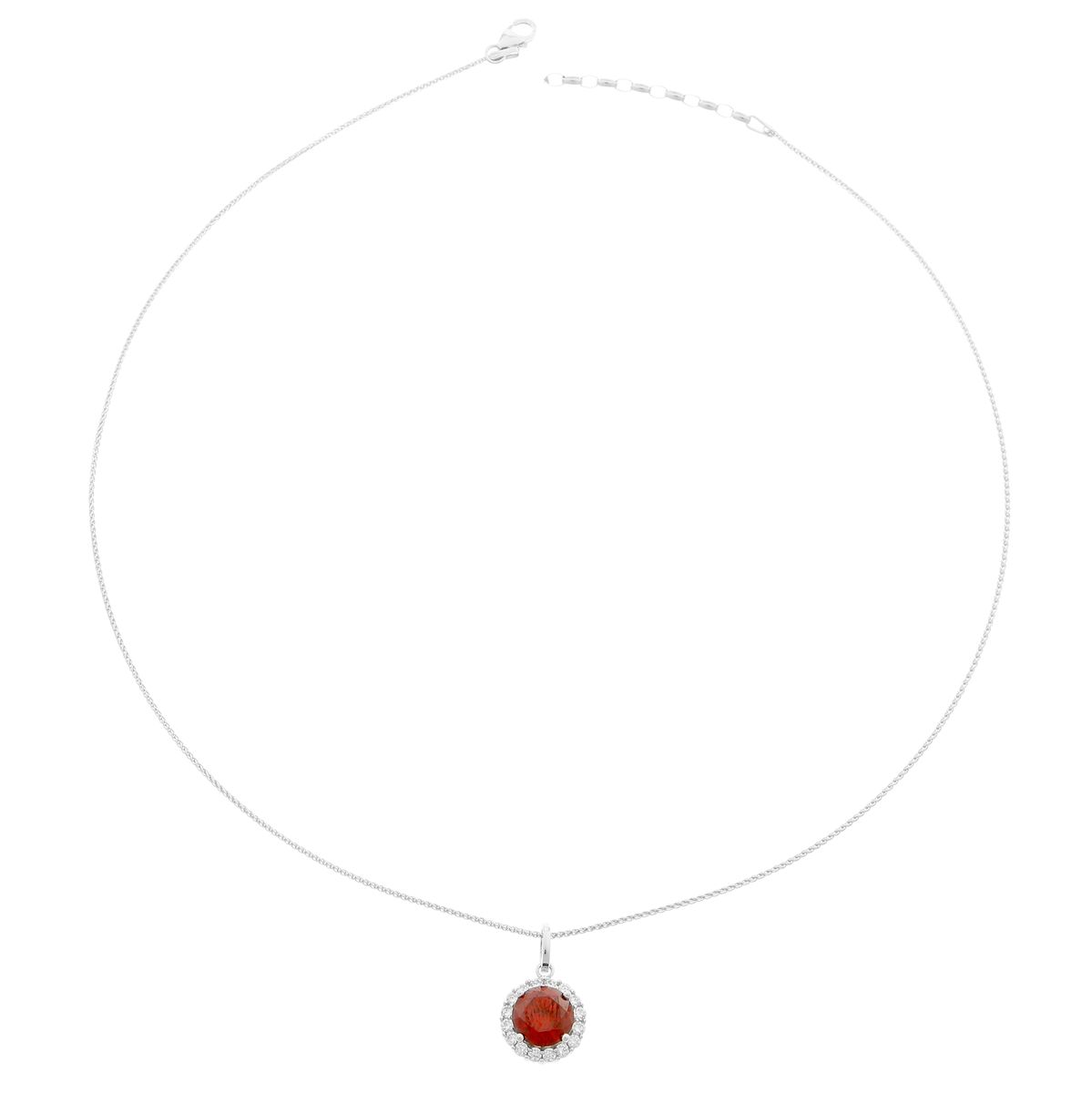 Orphelia Damen-Kette aus 925er Sterlingsilber mit Anhänger – Silber ZH-6044/1