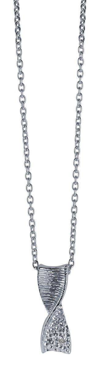 Orphelia Damen-Kette aus 925er Sterlingsilber mit Anhänger – Silber ZH-6028
