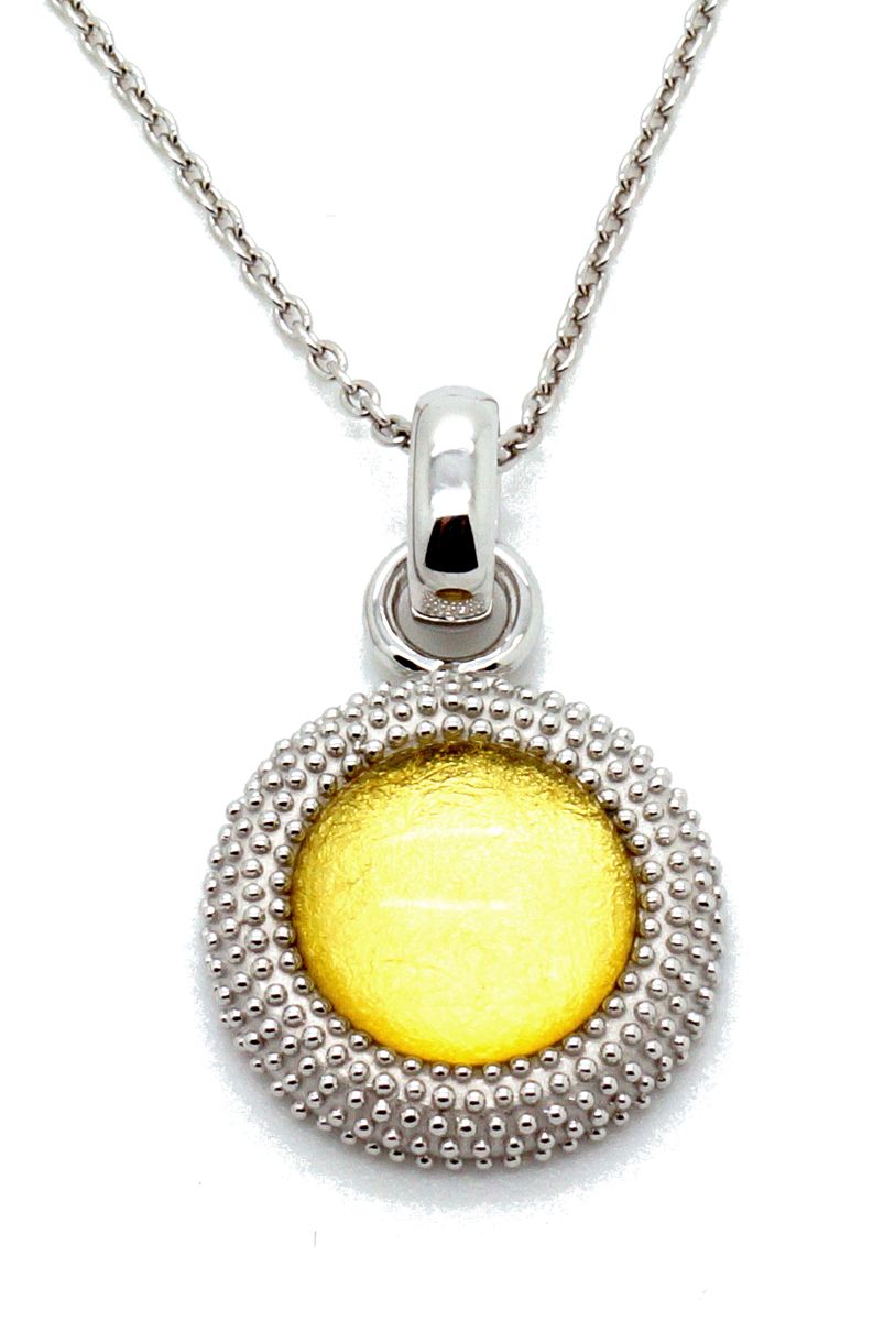 Orphelia Damen-Kette aus 925er Sterlingsilber mit Anhänger – Silber ZH-6041/2