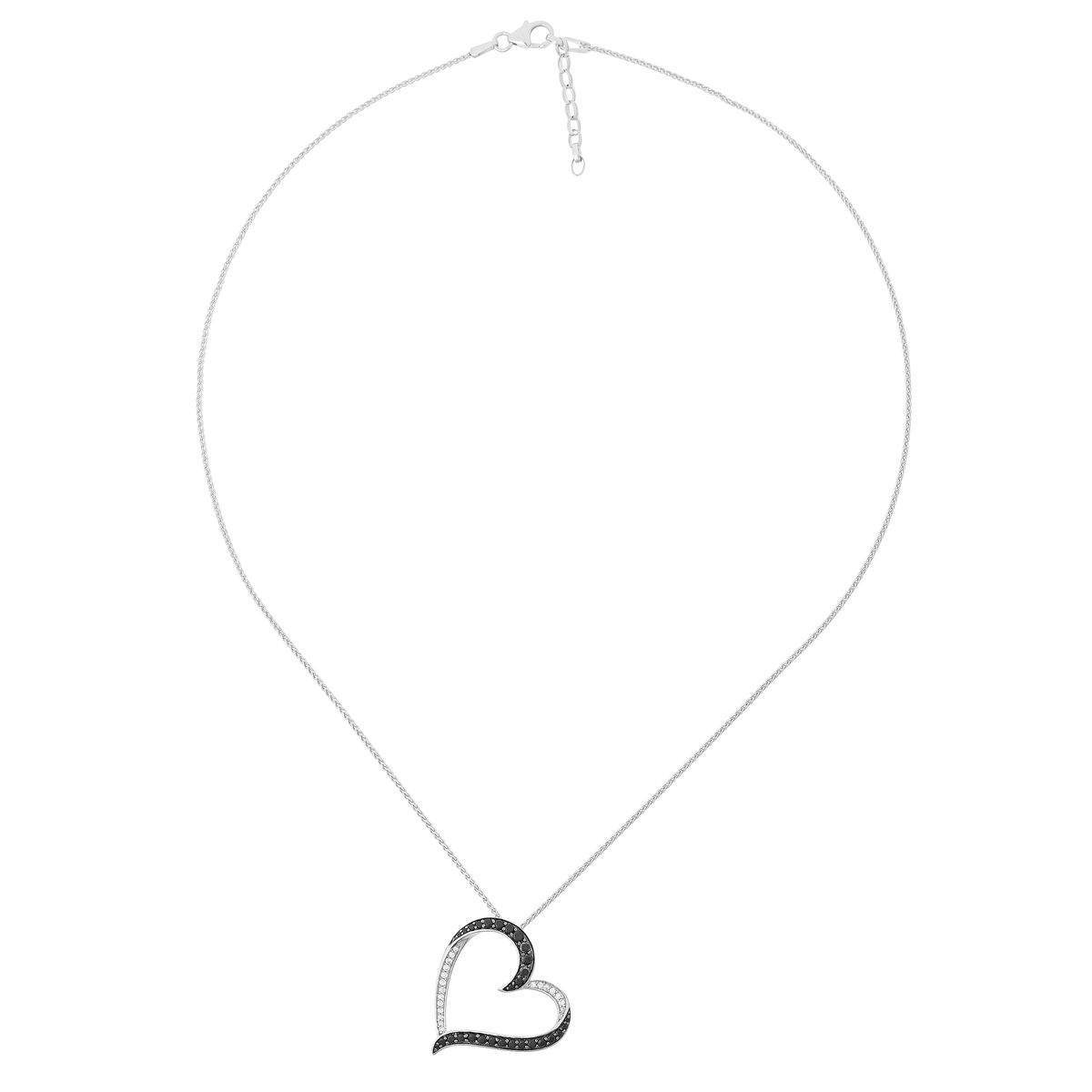 Orphelia Damen-Kette aus 925er Sterlingsilber mit Anhänger – Silber ZH-7069