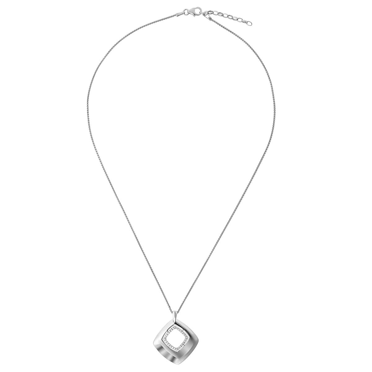 Orphelia Damen-Kette aus 925er Sterlingsilber mit Anhänger – Silber ZH-7353