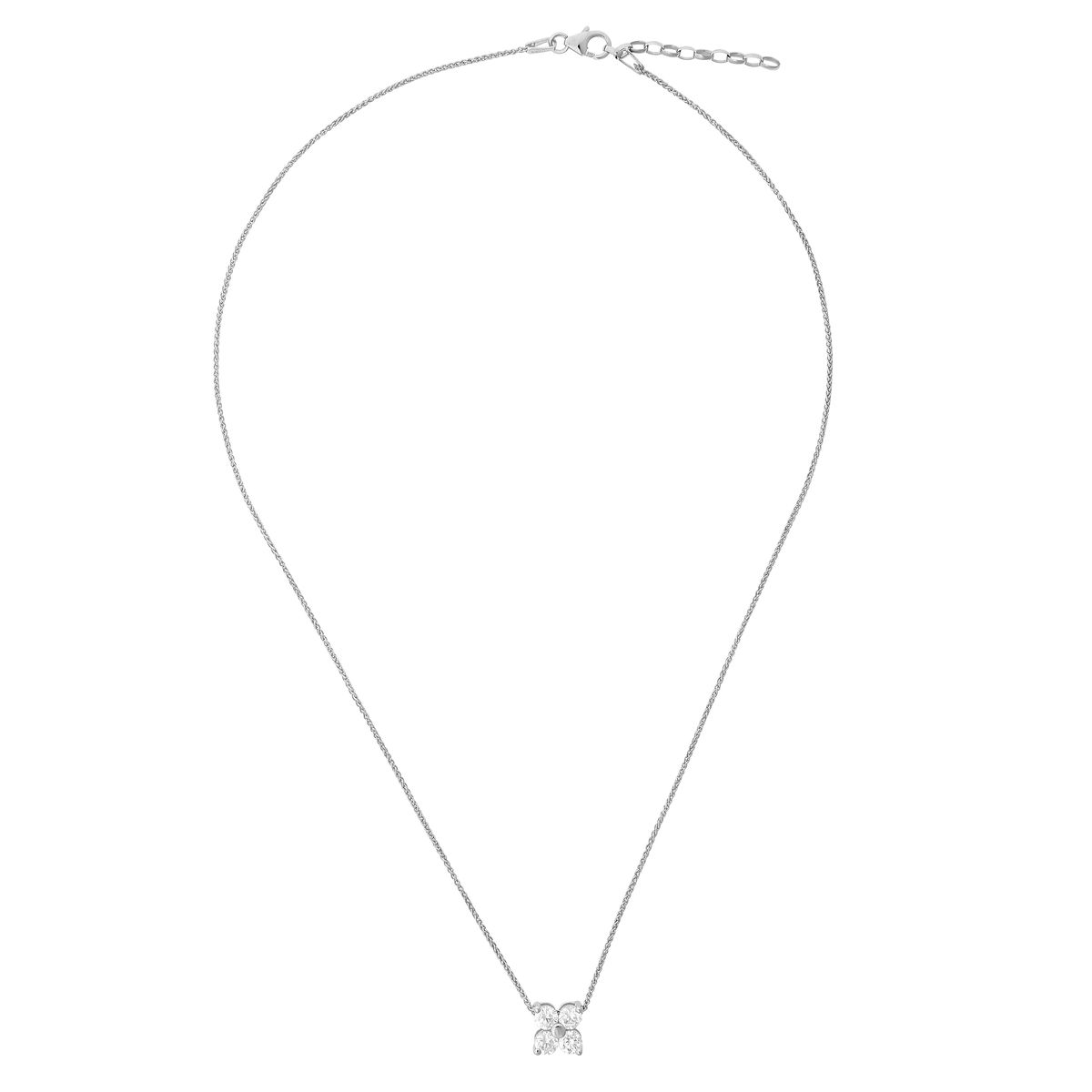 Orphelia Damen-Kette aus 925er Sterlingsilber mit Anhänger – Silber ZH-7312
