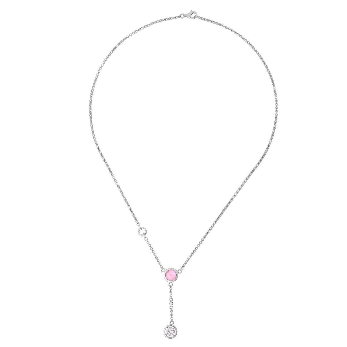 Elegante Y-Halskette mit Anhänger