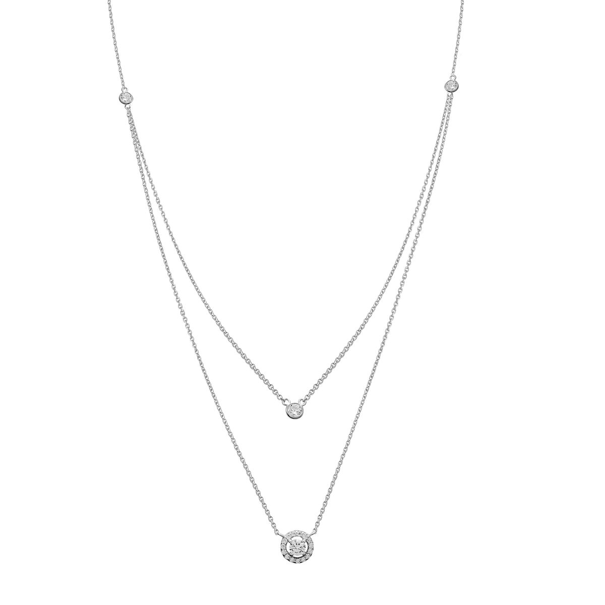 Orphelia Halskette für Damen, Sterling-Silber 925, Silber ZK-7492