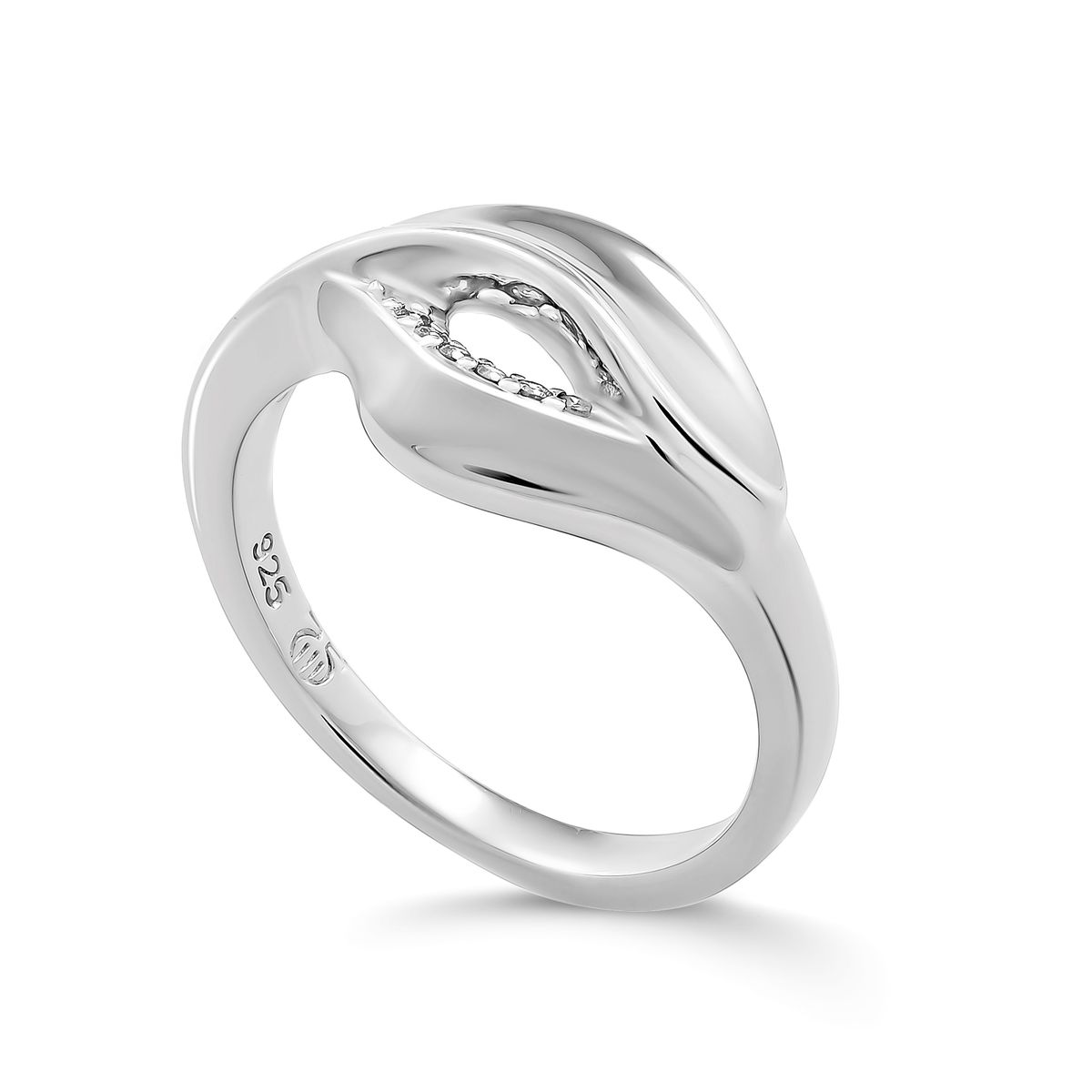 Orphelia 'Anet' Damen-Ring aus 925er Sterlingsilber – Silber ZR-7520