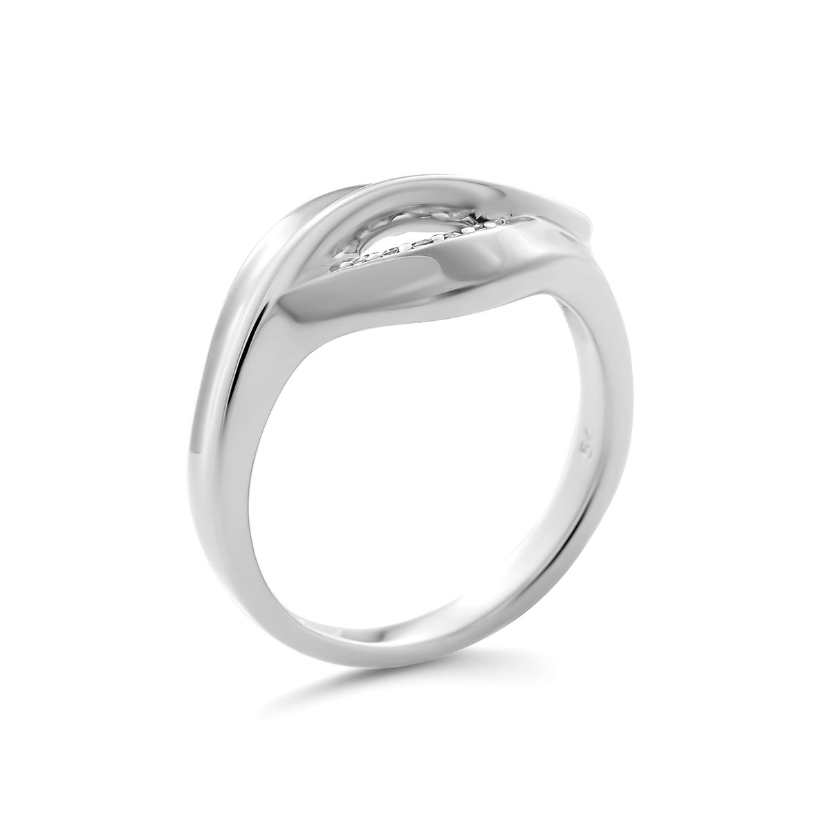 Skulpturaler Sterlingsilber-Ring mit Ausschnitt