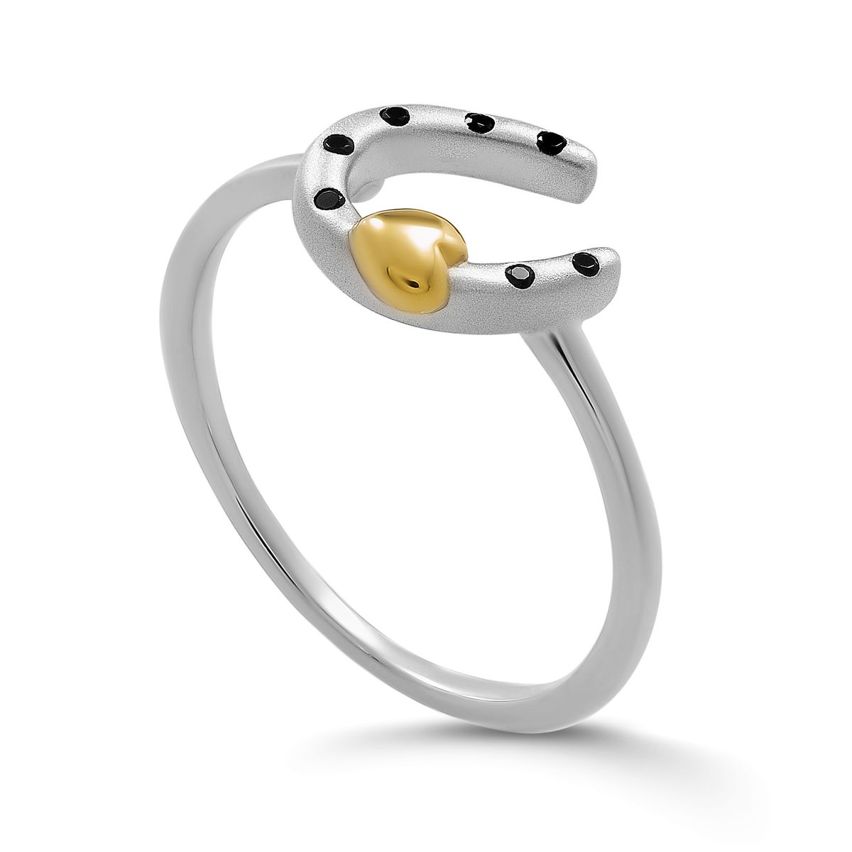 Orphelia 'Aurora' Damen-Ring aus 925er Sterlingsilber – Silber/Gold ZR-7525