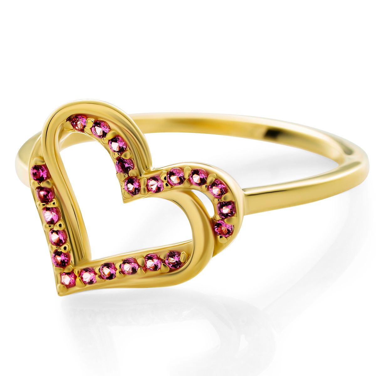 Orphelia 'Cecilia' Damen-Ring aus 925er Sterlingsilber – Gold ZR-7584/R