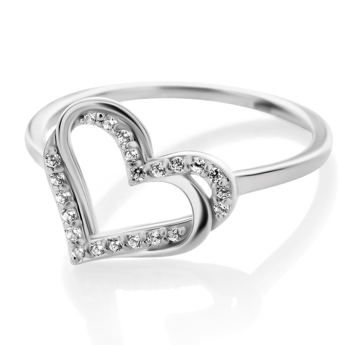 Orphelia 'Cecilia' Damen-Ring aus 925er Sterlingsilber – Silber ZR-7584