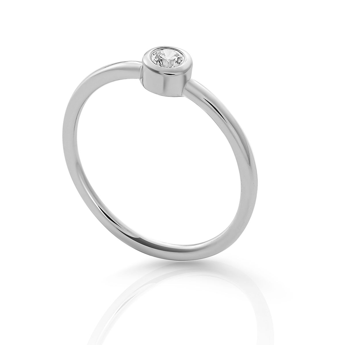 Orphelia 'Classic' Damen-Ring aus 925er Sterlingsilber – Silber ZR-7526
