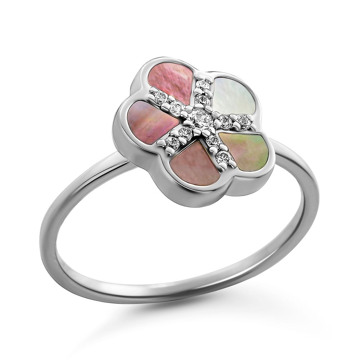 Orphelia 'Daisy' Damen-Ring aus 925er Sterlingsilber – Silber ZR-7585