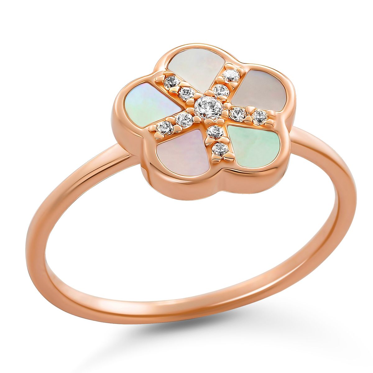 Orphelia 'Daisy' Damen-Ring aus 925er Sterlingsilber – Rosé ZR-7585/RG