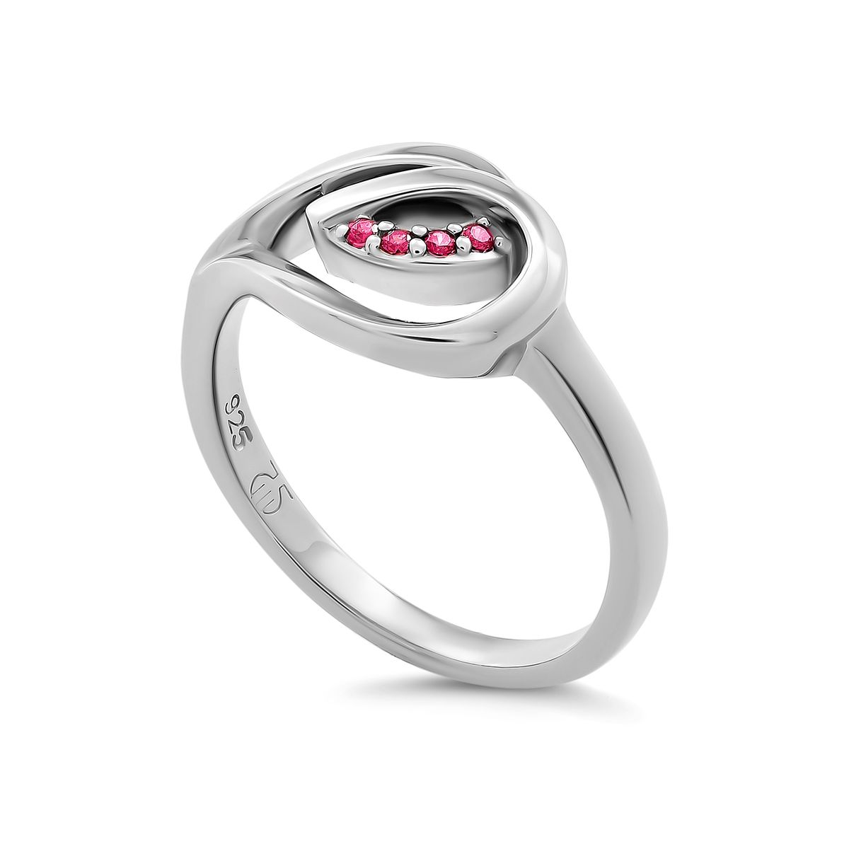 Orphelia 'Dazzle' Damen-Ring aus 925er Sterlingsilber – Silber ZR-7518/R