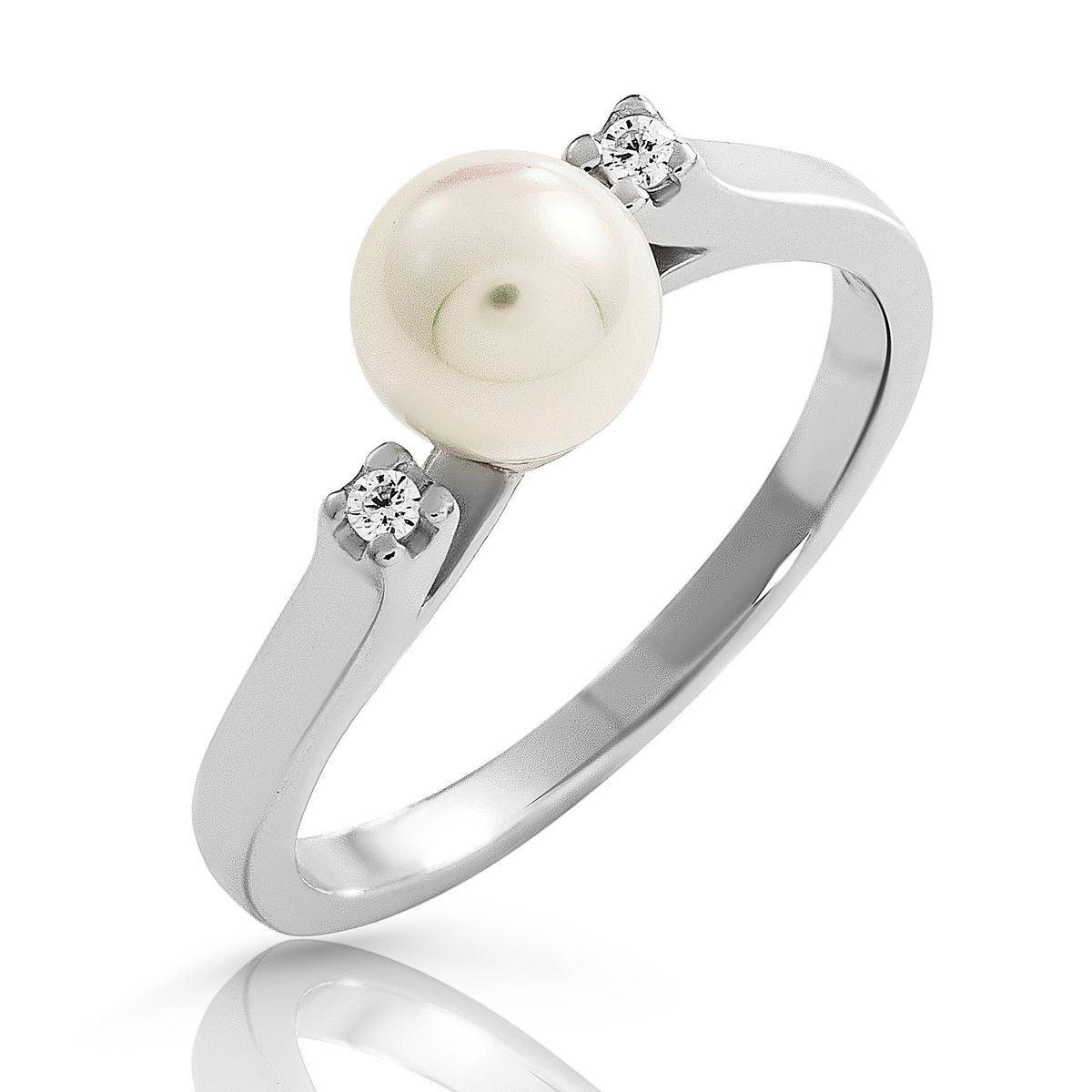 Orphelia 'Diana' Damen-Ring aus 925er Sterlingsilber – Silber ZR-7543