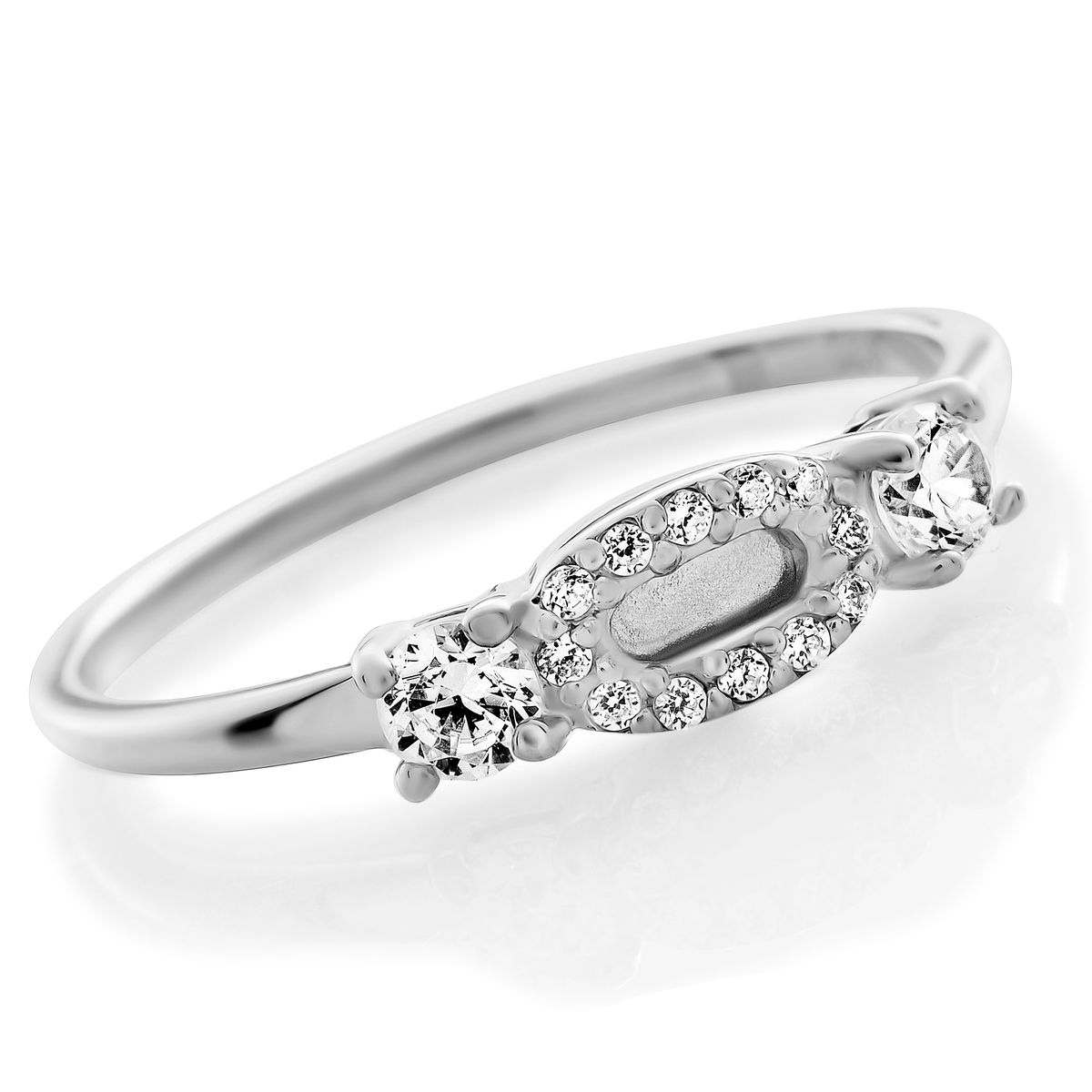 Orphelia 'Lily' Damen-Ring aus 925er Sterlingsilber – Silber ZR-7582