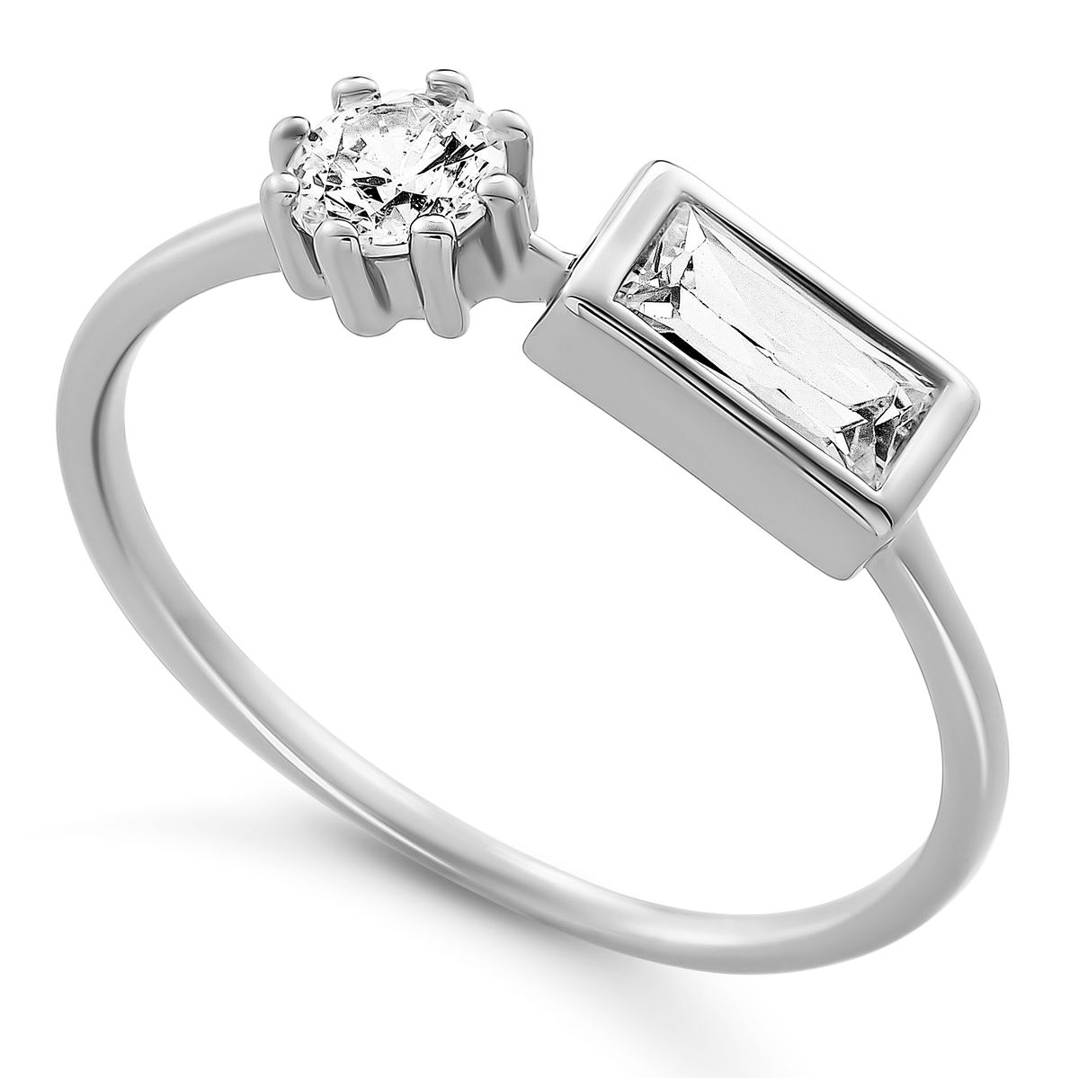 Orphelia 'Madelyn' Damen-Ring aus 925er Sterlingsilber – Silber ZR-7583