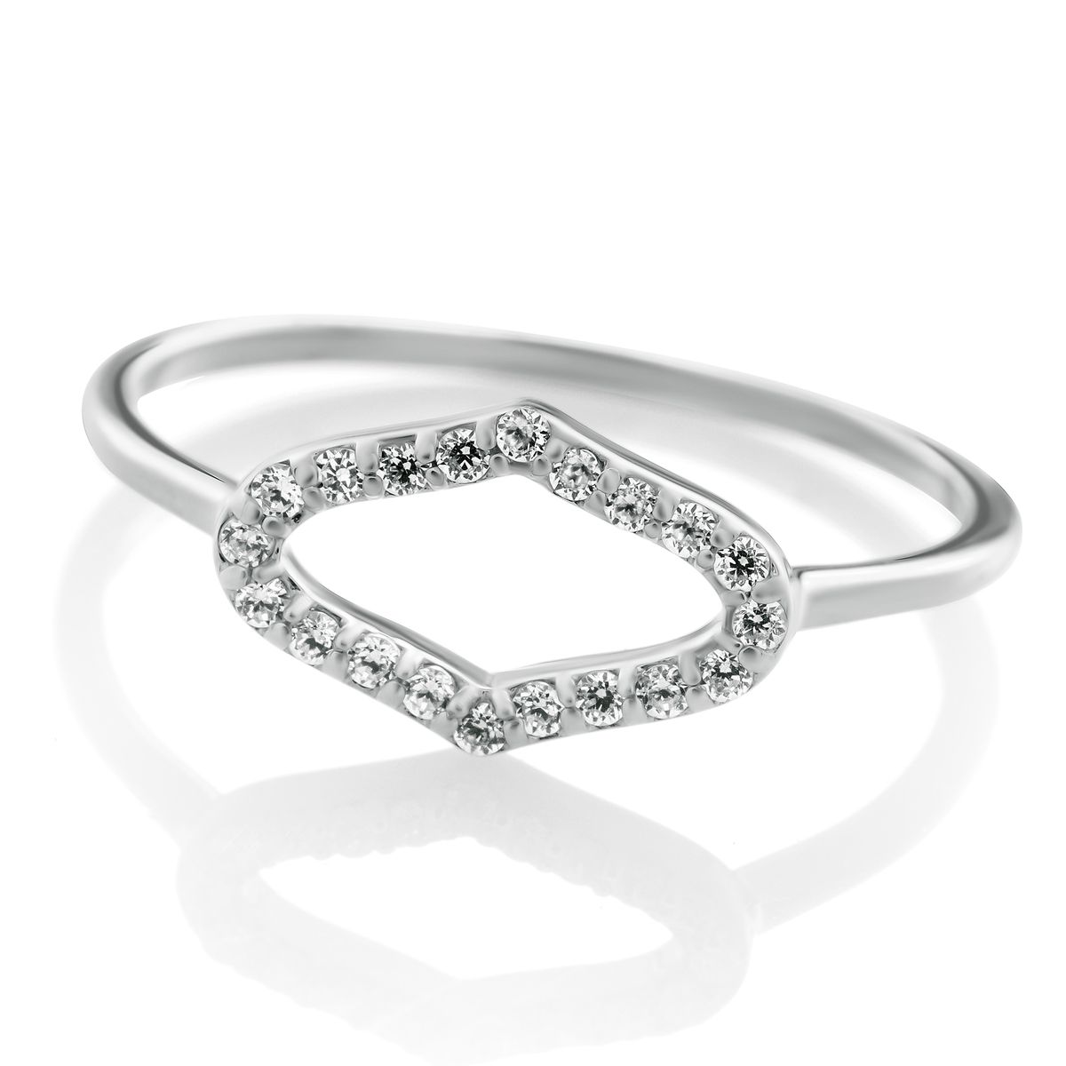 Orphelia 'Normandy' Damen-Ring aus 925er Sterlingsilber – Silber ZR-7574