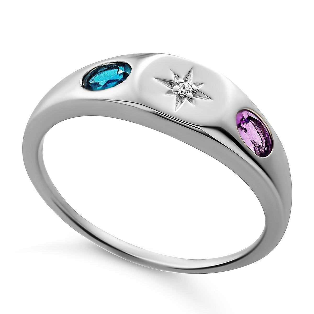 Orphelia 'Regula' Damen-Ring aus 925er Sterlingsilber – Silber ZR-7578