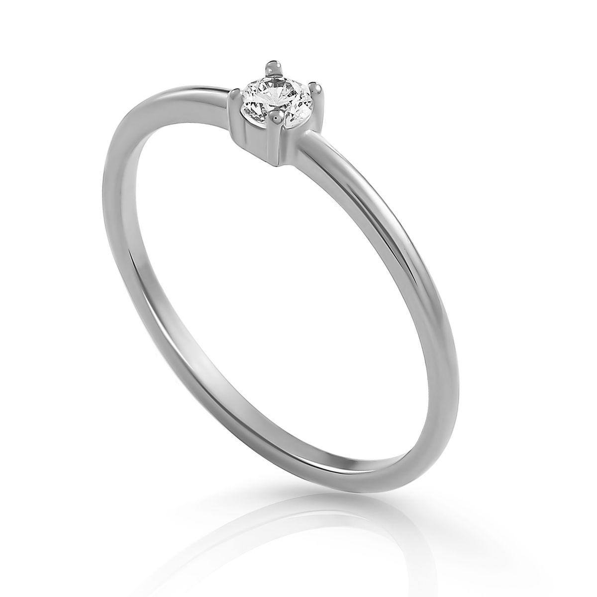 Orphelia 'Solitaire' Damenring aus 925er Sterlingsilber - Silber ZR-7527
