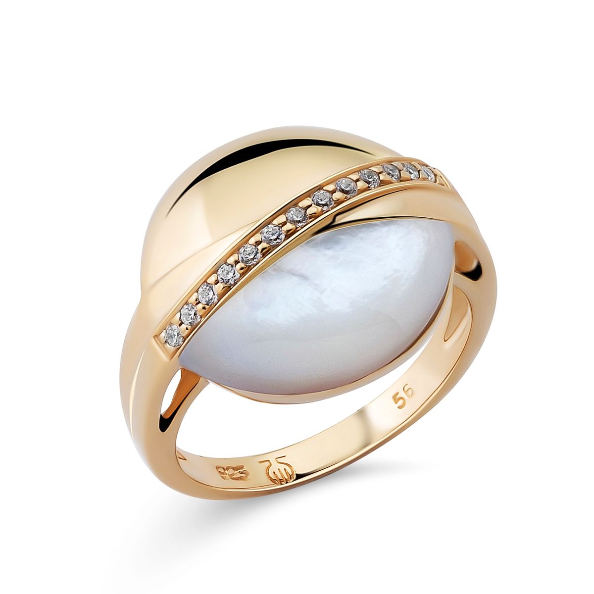 Orphelia Damen-Ring Sterling-Silber 925 – Gold ZR-7506/G