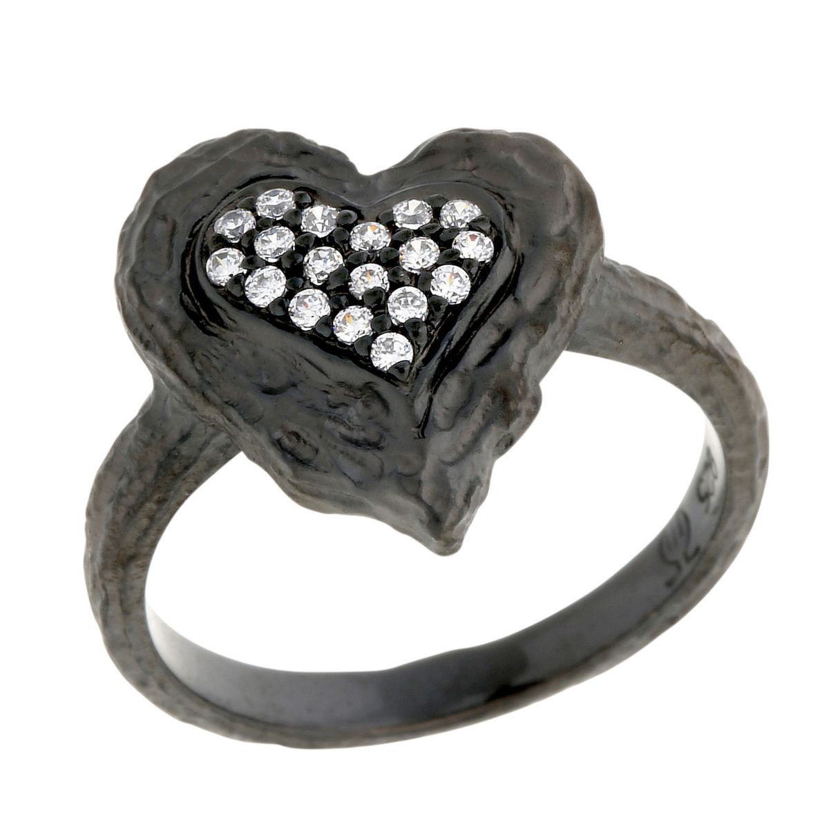 Orphelia Damen-Ring Sterling-Silber 925 – Schwarz ZR-7082/2
