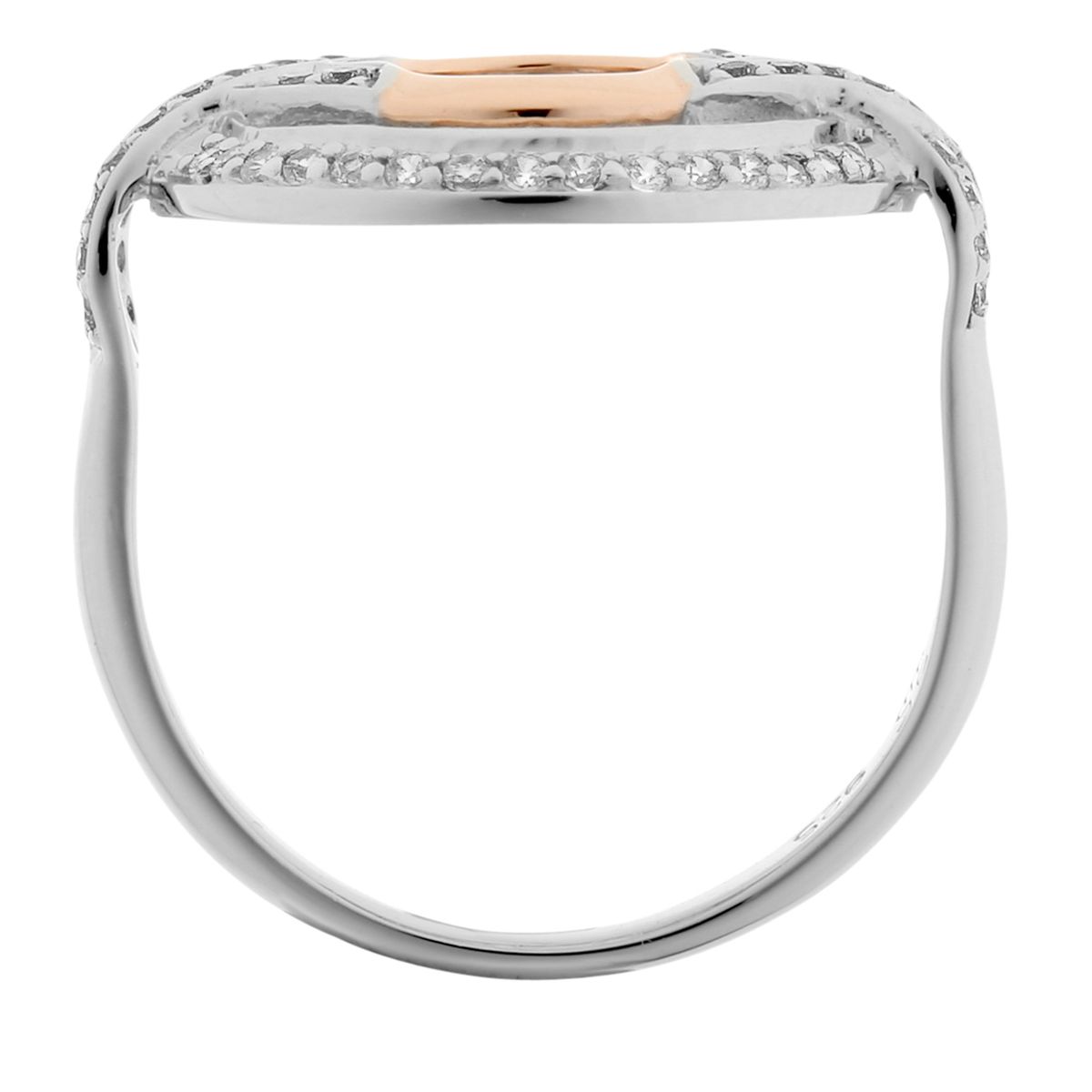 Eleganter Ring mit verschlungenen Kreisen