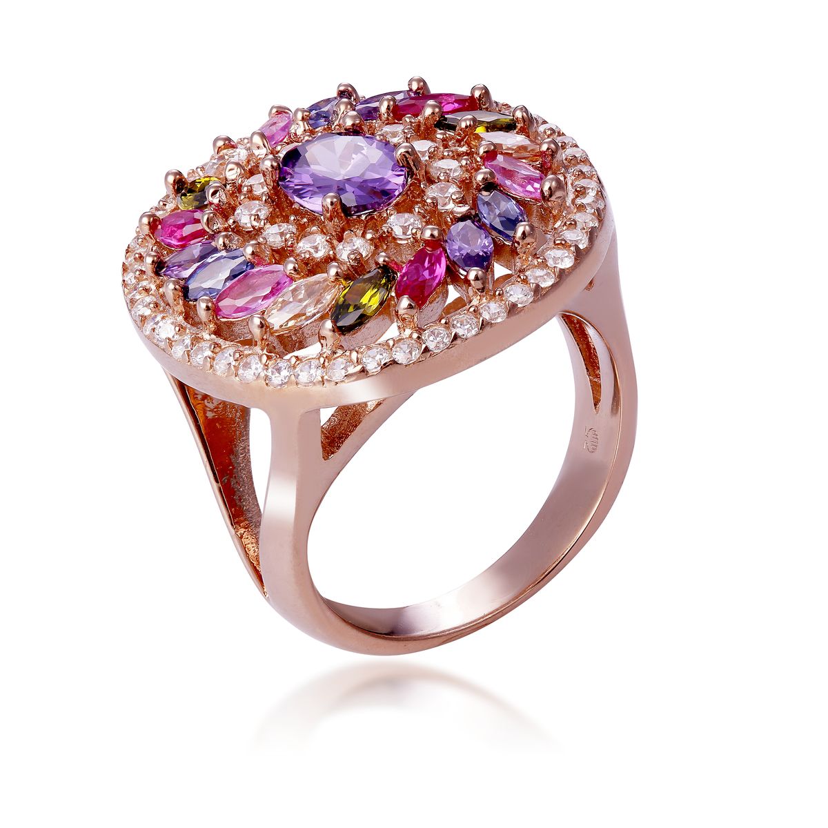 Orphelia Damen-Ring Sterling-Silber 925, Rosé ZR-7428/RG