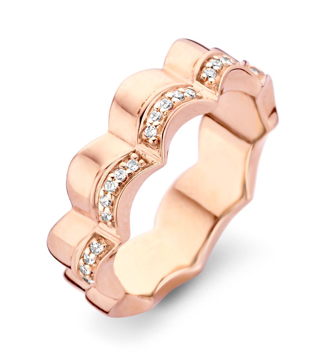 Orphelia Damen-Ring Sterling-Silber 925, Rosé ZR-7127/RG