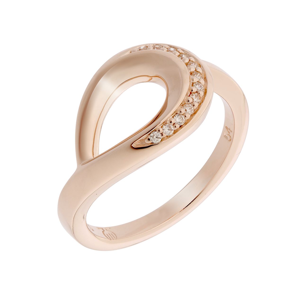 Orphelia Damen-Ring Sterling-Silber 925, Rosé zr-7366