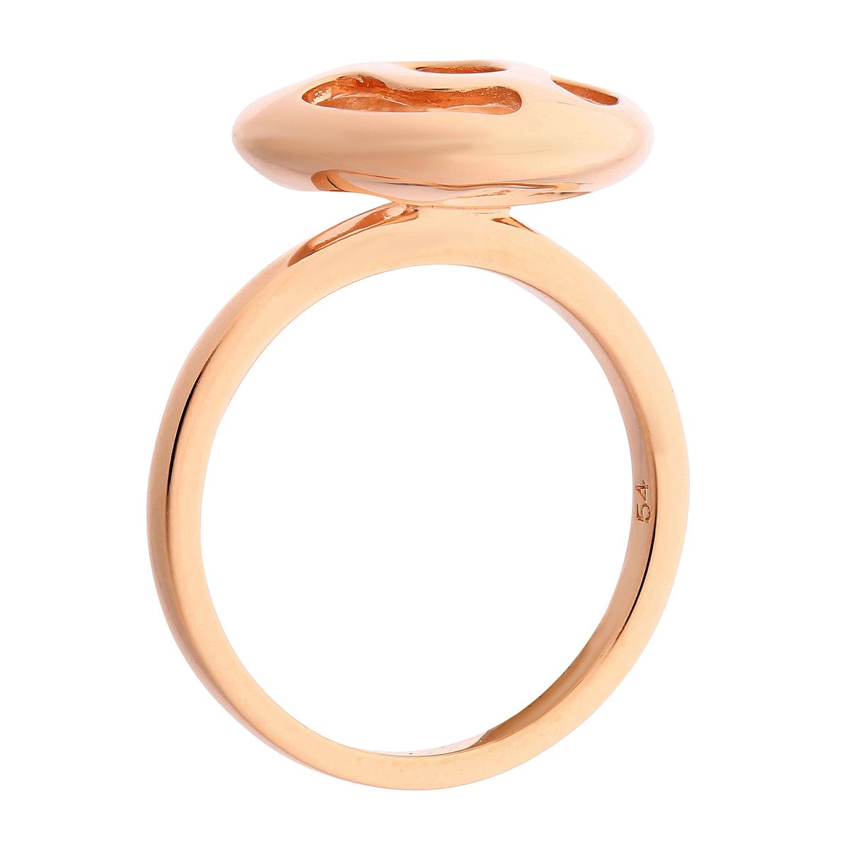 Skulpturaler durchbrochener Ring