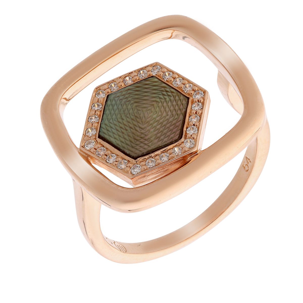 Orphelia Damen-Ring Sterling-Silber 925, Rosé zr-7372